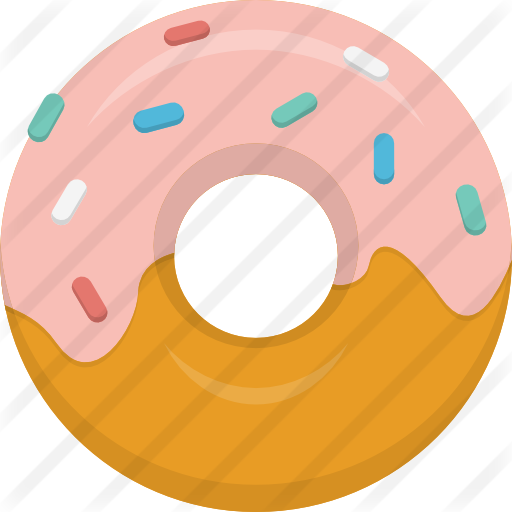 Doughnut Free Icon - Transparent Background Donut Png (512x512)