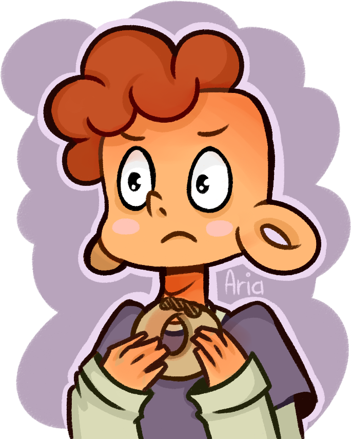 Don't Touch My Donut - Cartoon (700x870)