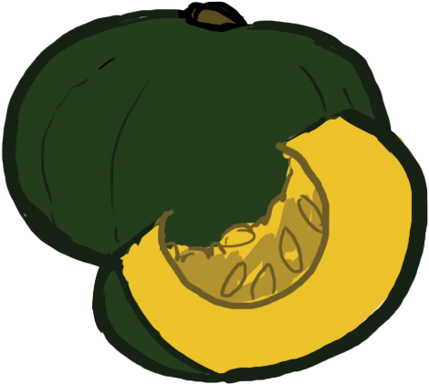 This Petite Squash Is One Of The Easier Varieties To - Illustration (533x516)