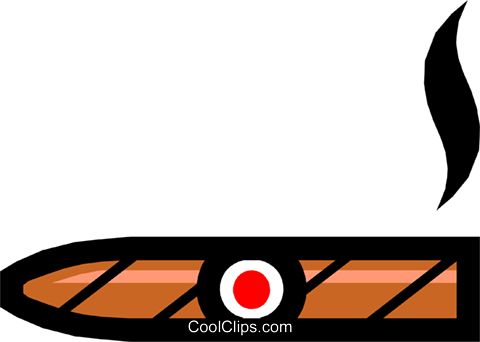 Cigar Royalty Free Vector Clip Art Illustration - Charutos Vetor Png (480x342)