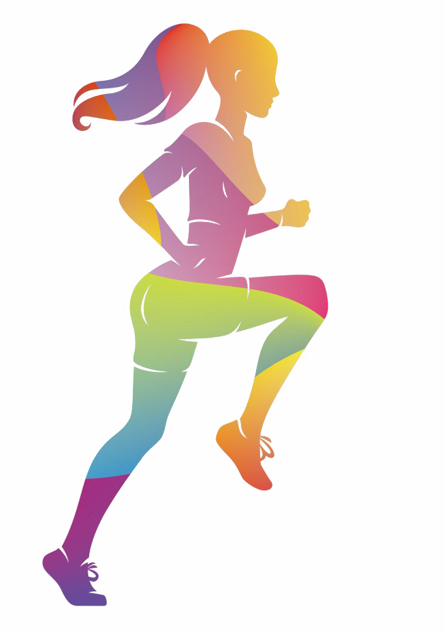 Running Png Clipart Background - Athletic Clipart Png (650x924)