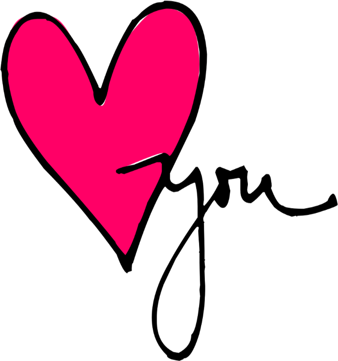 Love You Clipart Clipart Creationz - Heart (1600x1423)