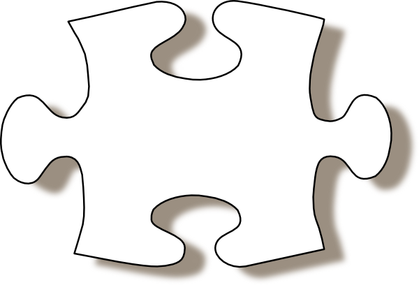 Like This - - White Puzzle Piece Png (600x408)