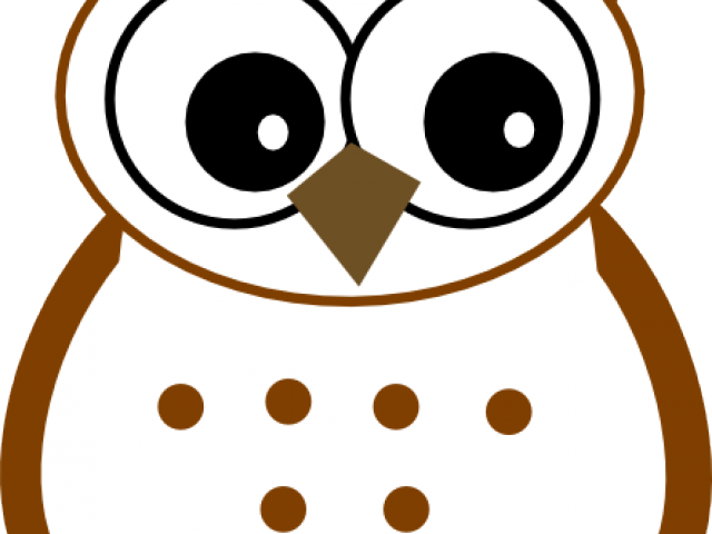 Snowy Owl Clipart Carton - Owl Eyes Clip Art (640x480)