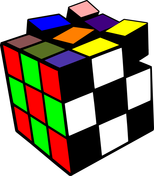 Nigel Tart Clip Art At Clker Com Vector Clip Art Online - Rubiks Cube Vector Png (522x594)