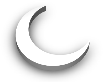 More Free Moon And Stars Black And White - White Crescent Moon Png (437x344)