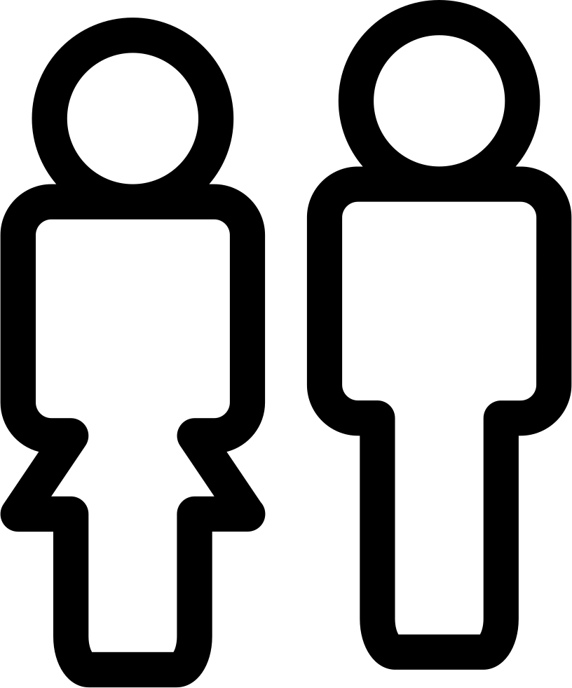 Unisex Bathroom Sign Comments - Iconos De Baño Png (816x981)