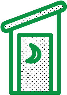 By Using Outdoor Toilets Whenever Possible, You Are - Polka Dot (400x400)
