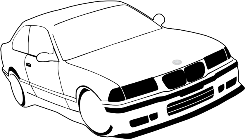 Clip Art Transparent Download Magyardavid - Clipart Bmw M3 E46 Vector (900x546)