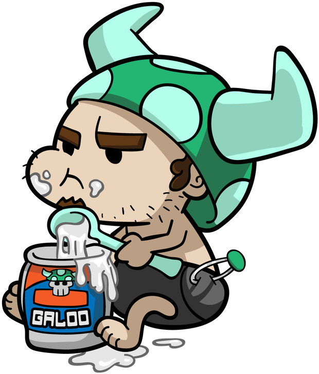 Little Baby Joel Is Probably Eating Glue By Darkness - Cartoon (752x1062)