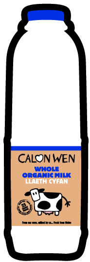 Whole Organic Milk 2l - Calon Wen (570x570)