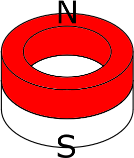 Ring Neodymium N36 23x12x7mm Ni Diametrically Magnetized - Circle (500x333)