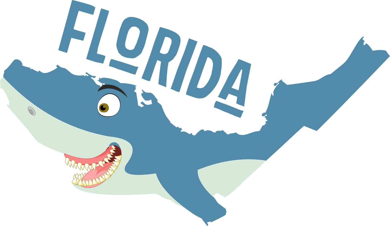A Funny Map Of Florida - A Funny Map Of Florida (1600x928)