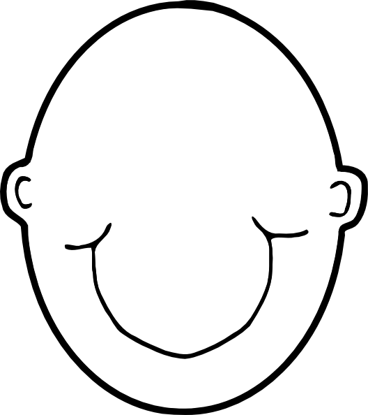 Black And White Sad Boy Clip Art (528x594)