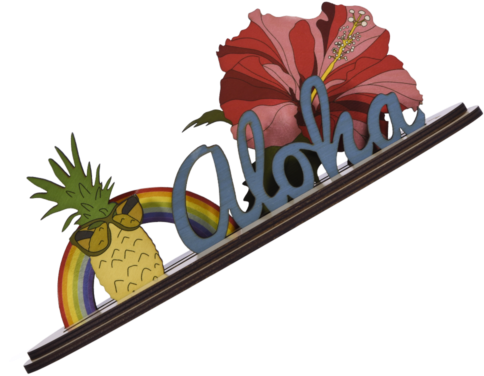 Longboard Letters - Pineapple (500x500)