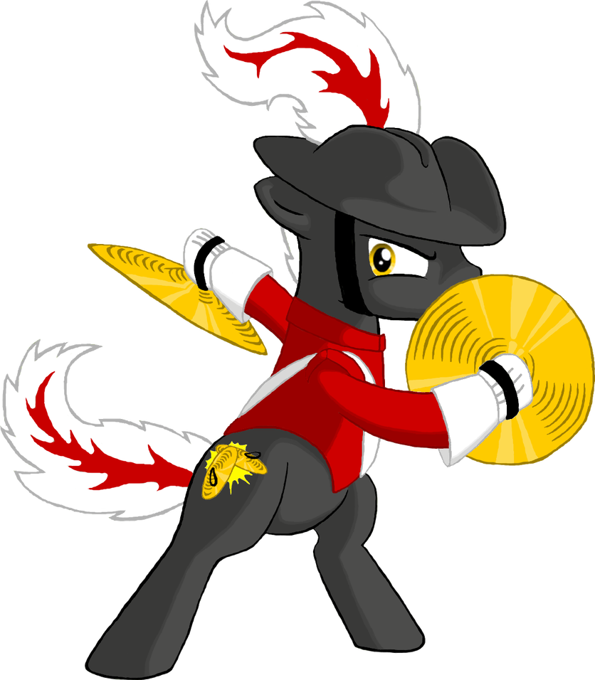 Scv Cymbal Line Oc - Cartoon (836x956)