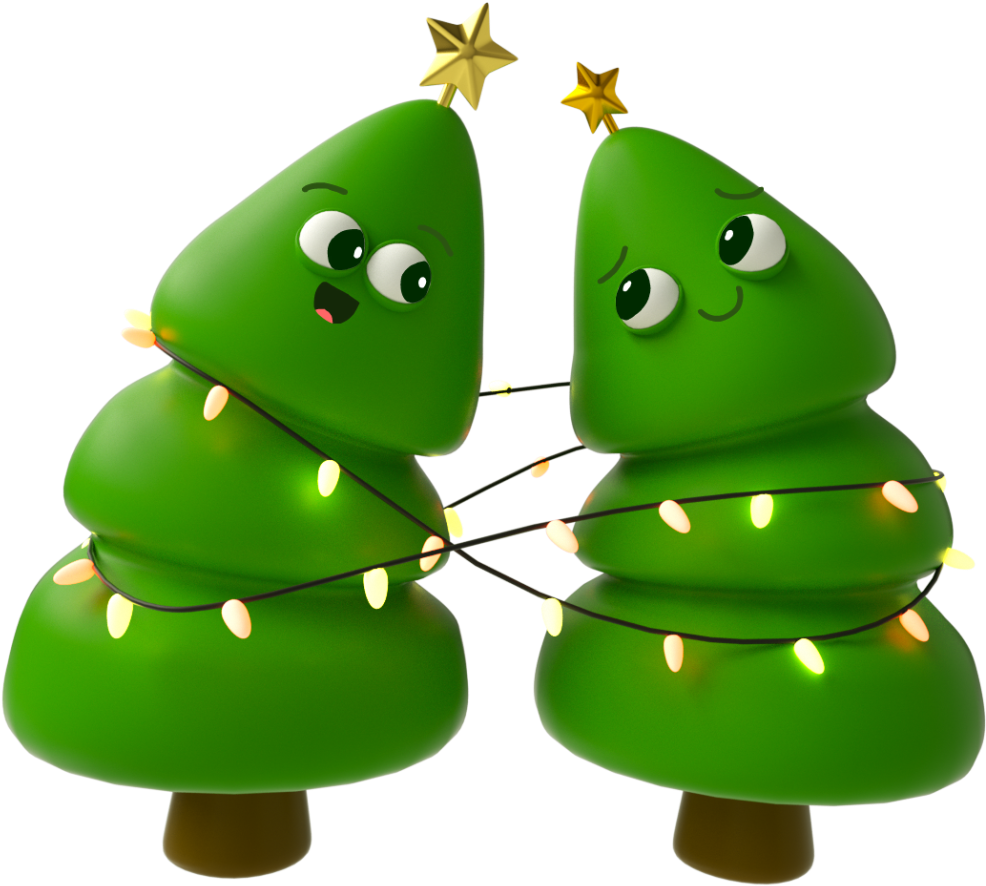 Google Christmas Stickers - Figurinha De Feliz Natal (1024x1024)