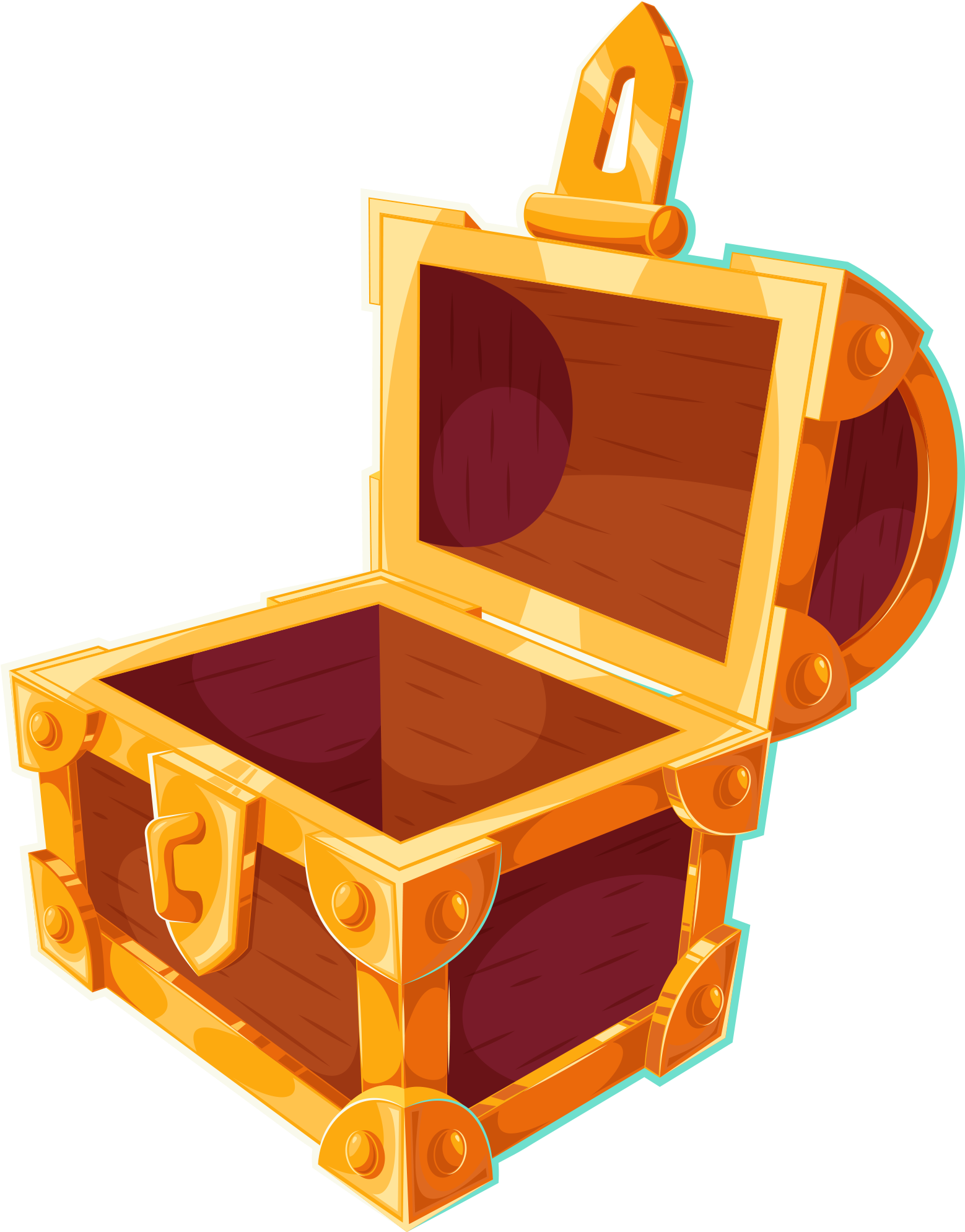 Download - Transparent Background Treasure Chest Clipart Png (2048x2048)