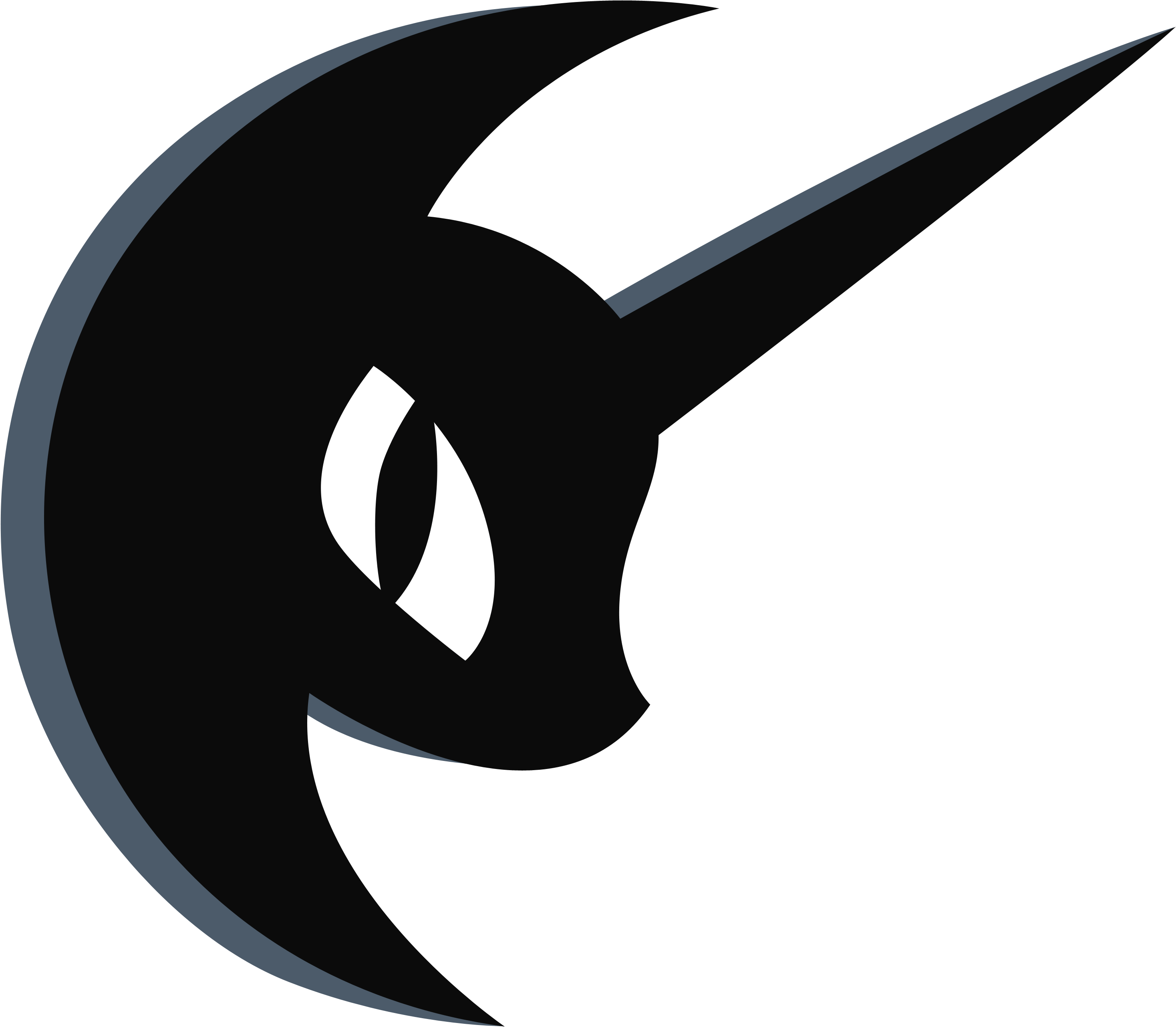 Nightmare Moon Symbol - Mlp Nightmare Moon Logo (3000x2636)