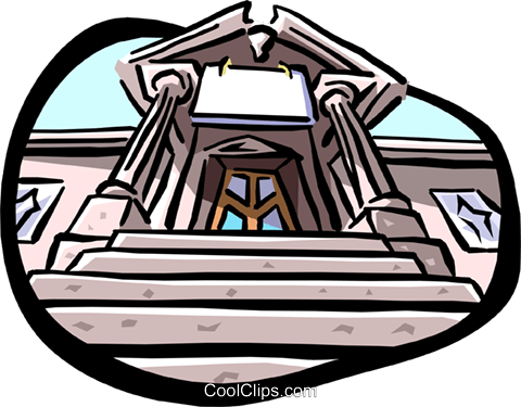 Building Royalty Free Vector Clip Art Illustration - Rural Bank Clipart (480x375)