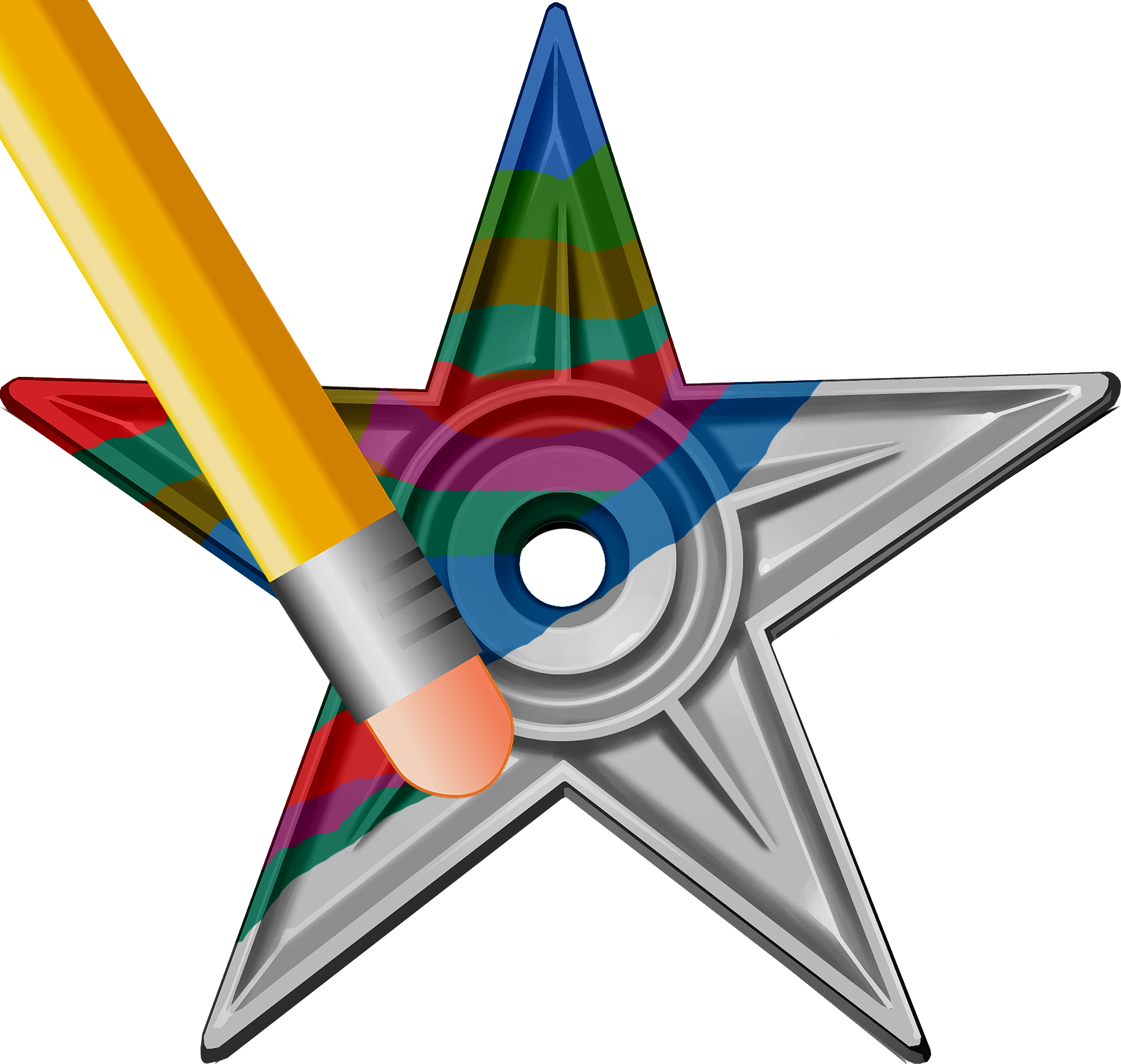 Barnstar Of Reversion Hires - Png File (2000x1900)
