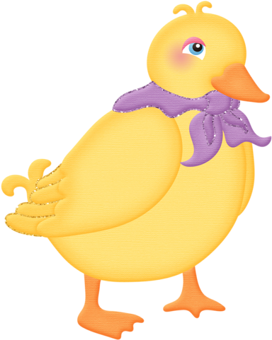 Easter Duck Views Album, Clip Art, Illustrations, Pictures - Duck (412x500)