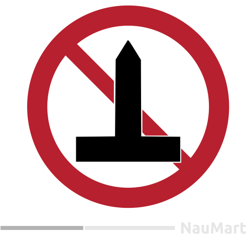 New No Studded Tires Warning Prohibition Sign - Sign (500x500)