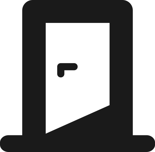 Entrance Svg Vector Icon - Sign (512x503)