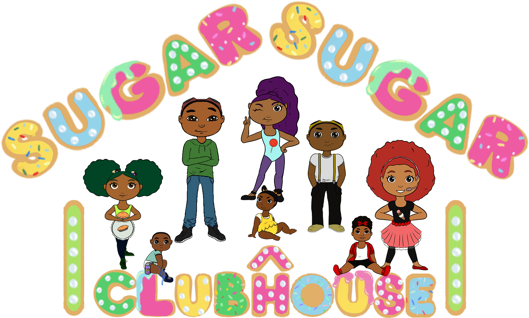 Sugar Sugar Clubhouse - Cartoon (2100x1500)