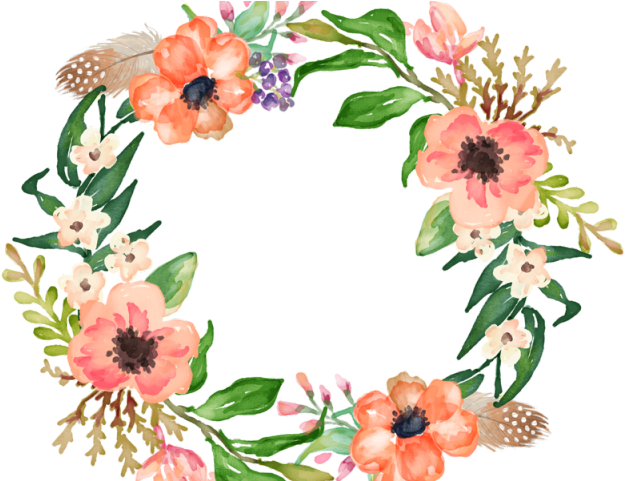 Phone Box Clipart Transparent - Transparent Watercolour Flower Ring (640x480)