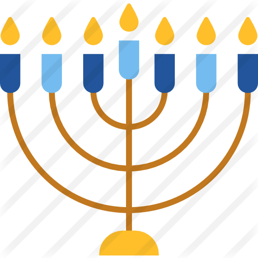 Menorah Free Icon - Hanukkah (512x512)