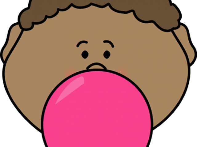 Bubble Gum Clipart - Blow Bubble Gum Clip Art (640x480)