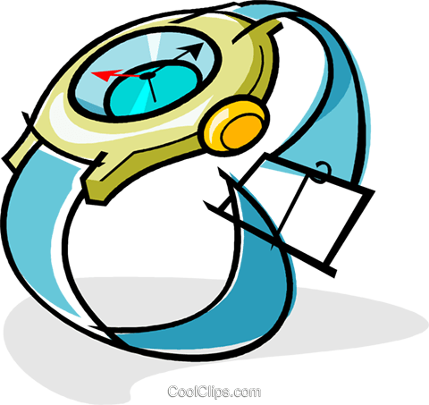 Wristwatches Royalty Free Vector Clip Art Illustration - Wristwatches Royalty Free Vector Clip Art Illustration (480x453)