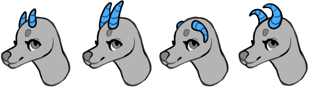 Curled Ram Tricorn - Curled Ram Tricorn (1100x306)