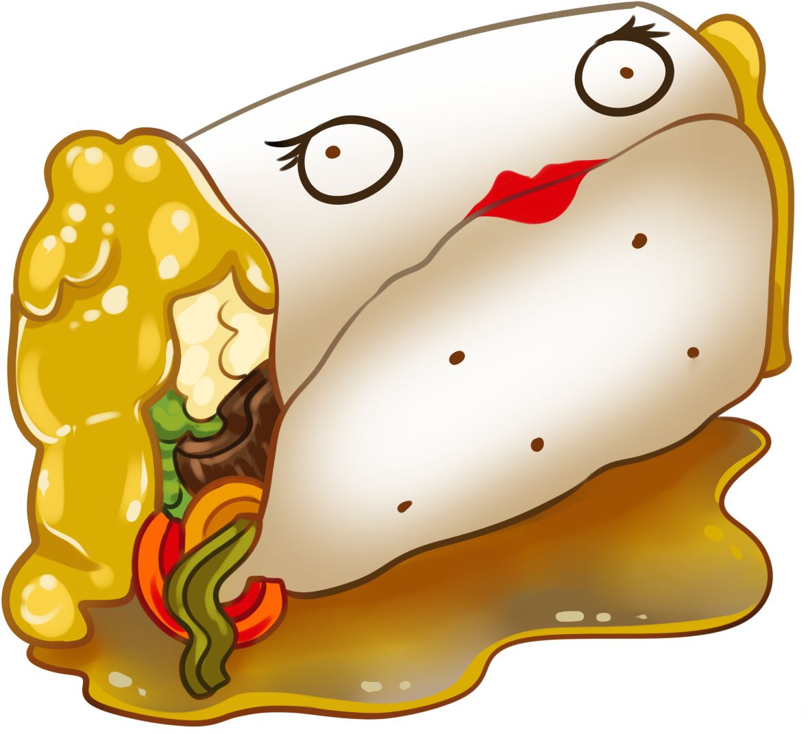 Fatty Fajita - Illustration (1200x1200)