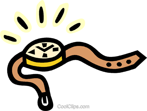 Wristwatch Royalty Free Vector Clip Art Illustration - Wristwatch Royalty Free Vector Clip Art Illustration (480x361)
