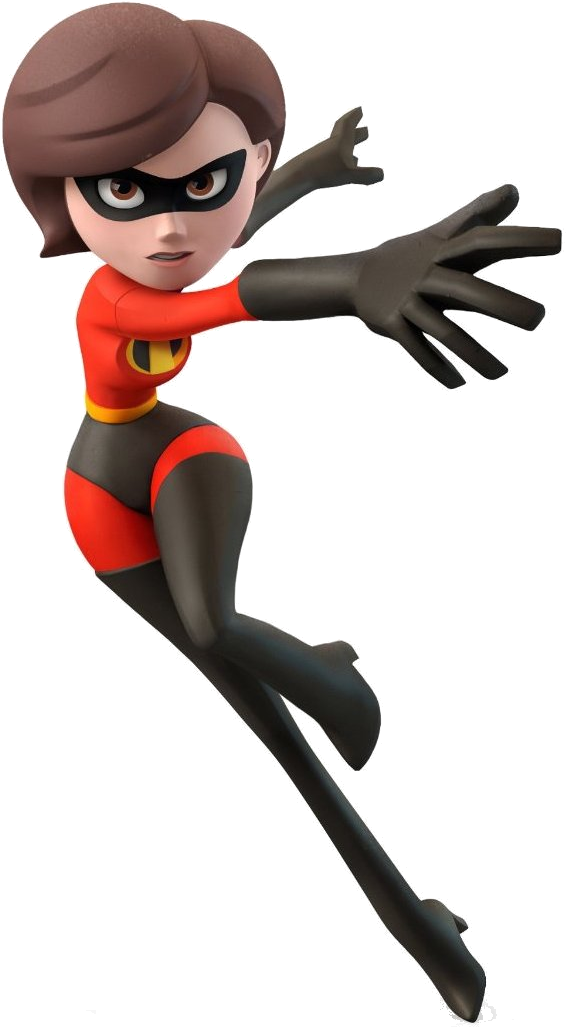The Incredibles Clipart Invisible Girl - Incredibles Characters Png (577x1030)