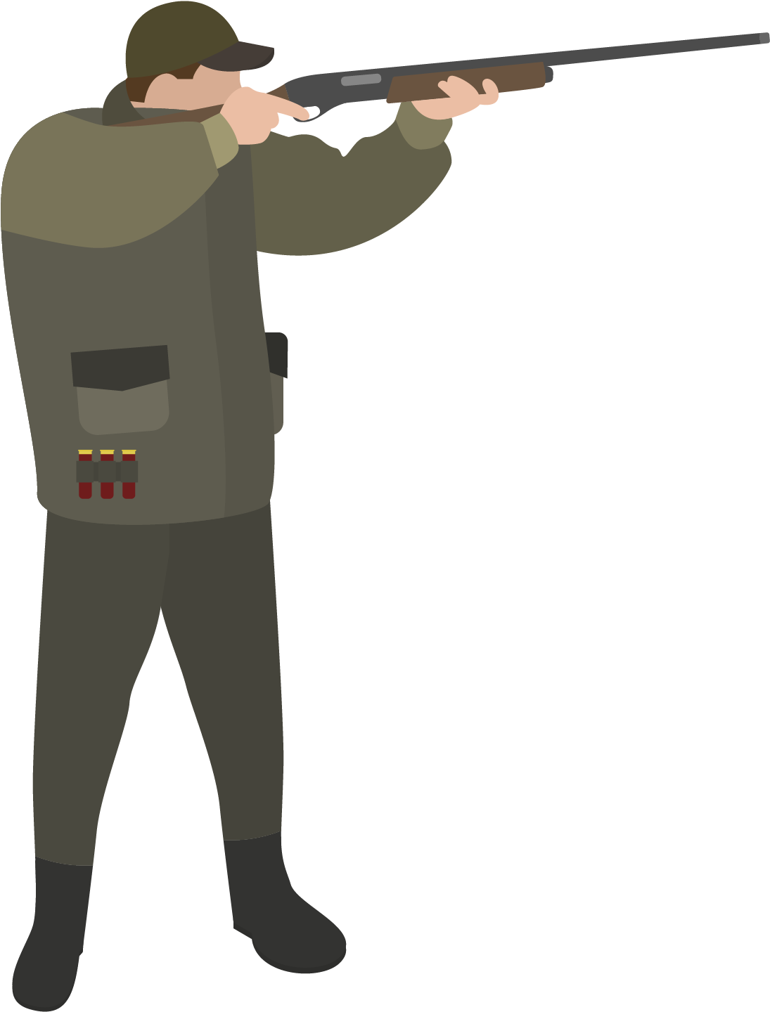 1418 X 1832 5 0 - Cartoon Hunter Png (1418x1832)