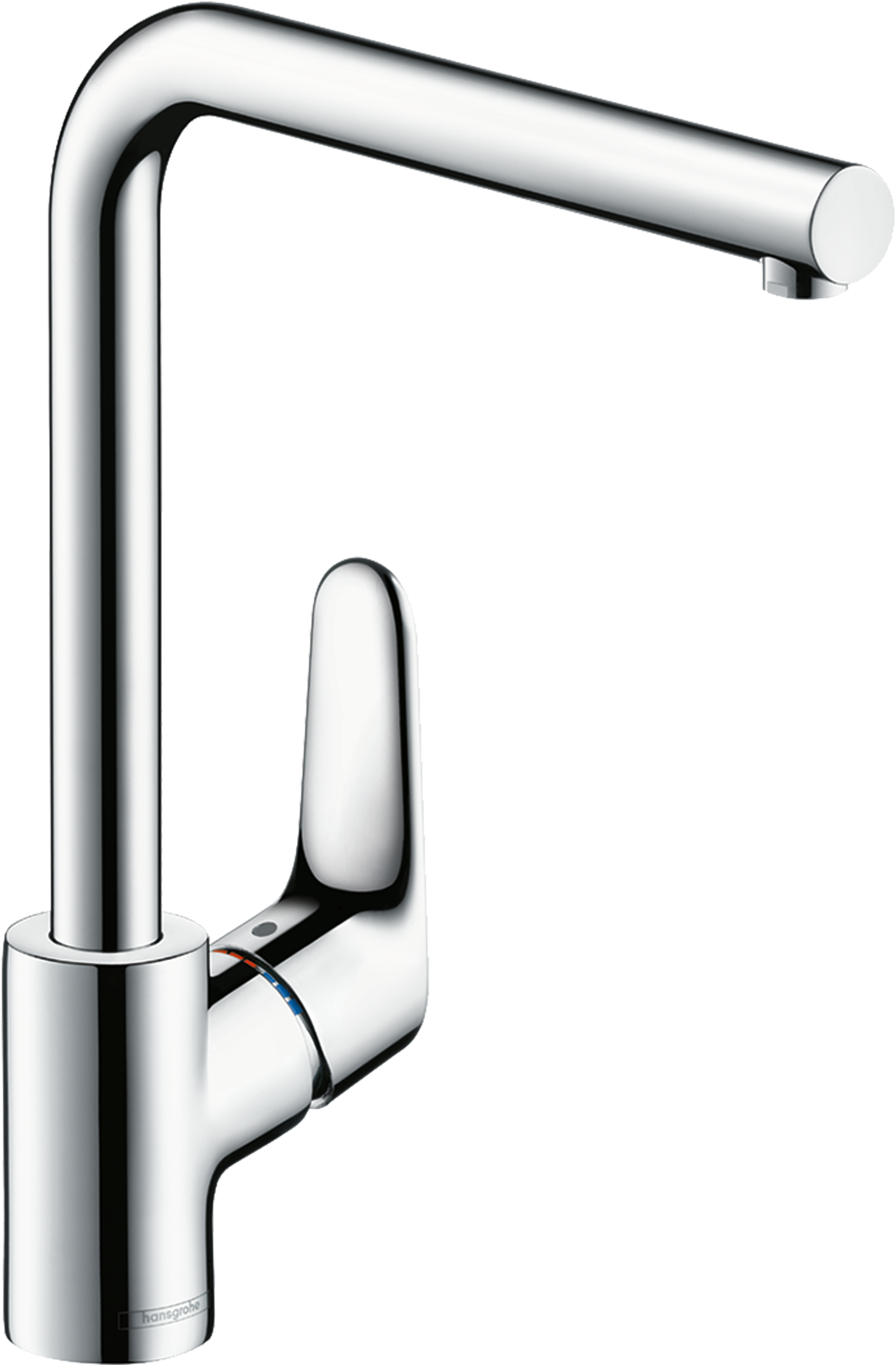 Single Lever Kitchen Mixer 280 With Swivel Spout - Hansgrohe Focus Kitchen Tap (1822x2774)