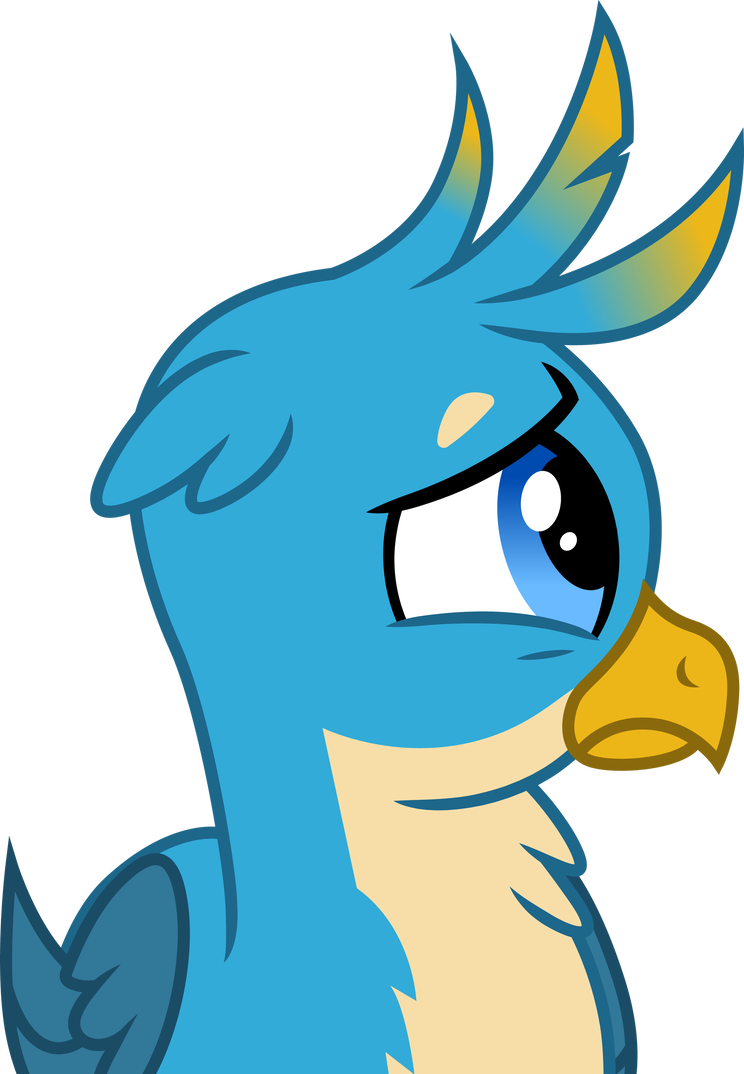 Sad Gallus By Cloudyglow - Cartoon (744x1074)