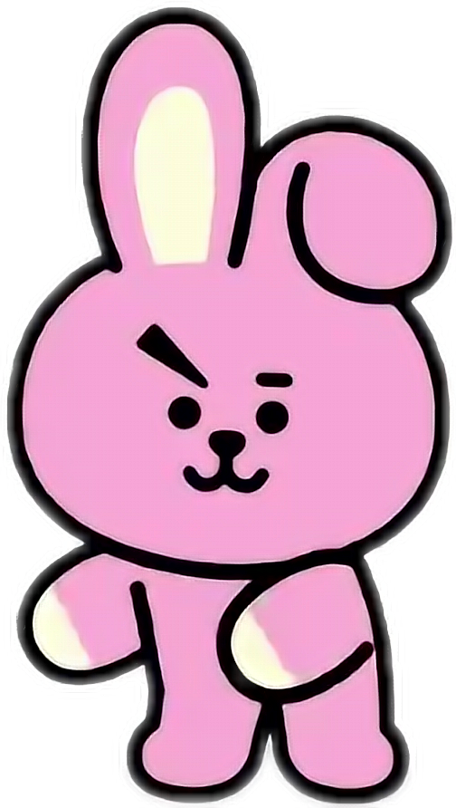 Sticker By Aesthetic Bt 21, Cookies, Roxy, Stickers, - Cooky Bt21 (504x892)