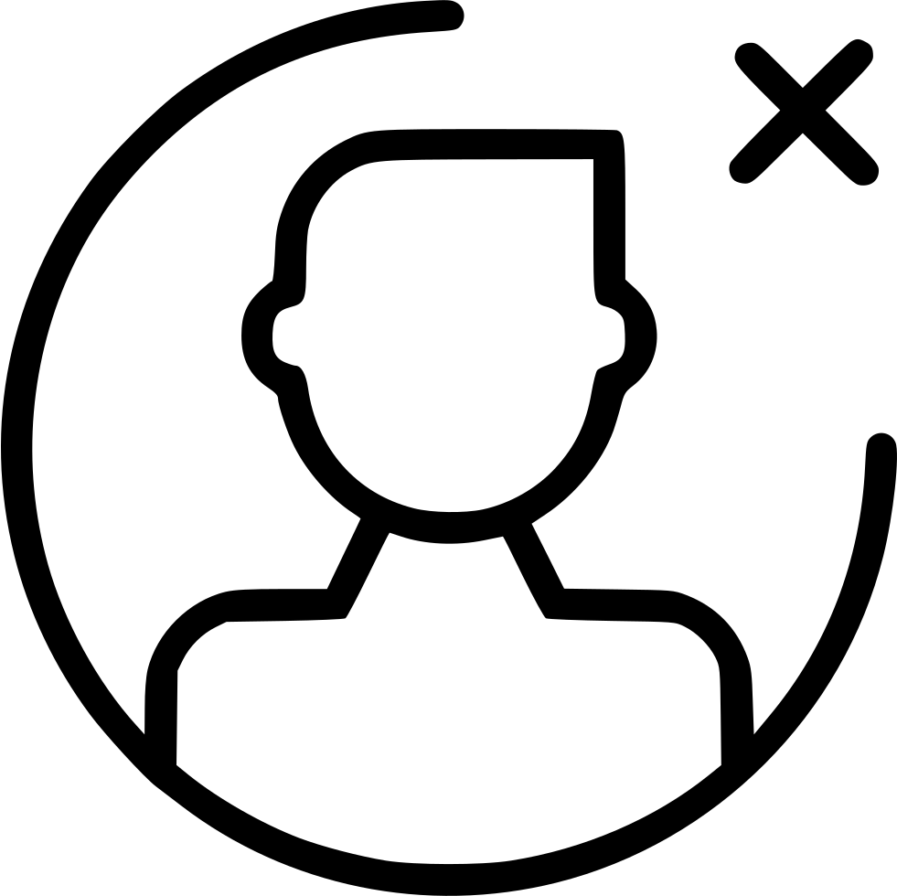 Man Multiply Cancel Comments - Scalable Vector Graphics (981x980)