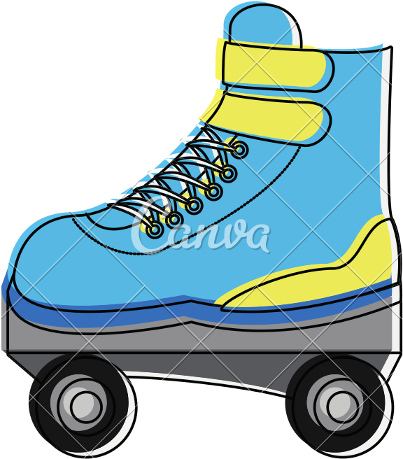 Pin Free Rollerskate Clip Art - Illustration (800x800)