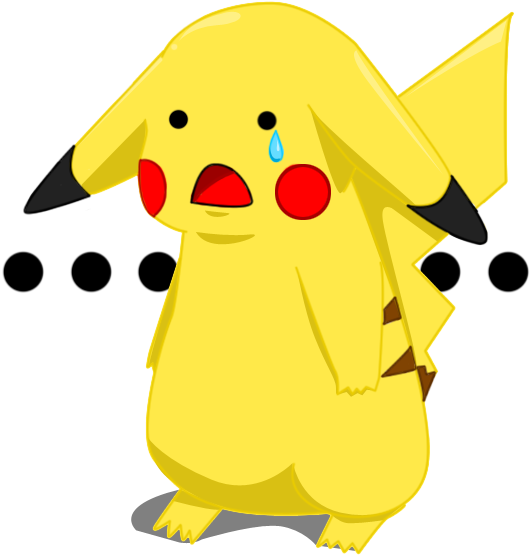 Sad Face Pikachu Is Sad By Chibiilliterate1 - Sad Pikachu Face (546x856)