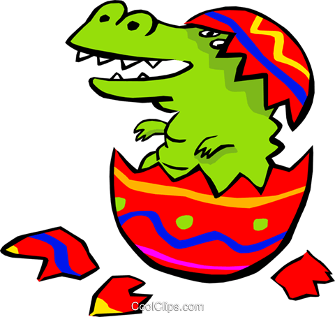 Baby Alligator Royalty Free Vector Clip Art Illustration - Baby Alligator Royalty Free Vector Clip Art Illustration (480x454)
