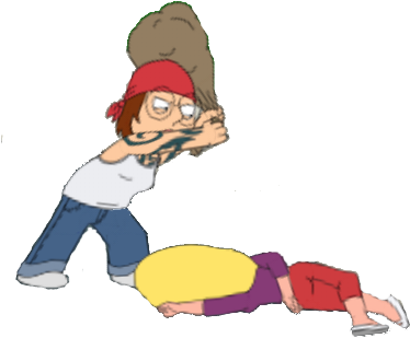 Jailhouse Meg Beat Up Connie - Family Guy Meg Get Jailhouse (380x351)