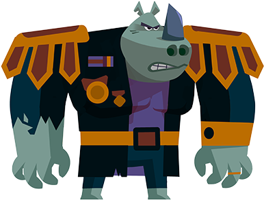 Hehemon Rhino From «fast» - Носорог Гегемон (388x370)