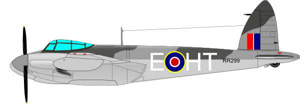 De Havilland Mosquito Png (600x209)