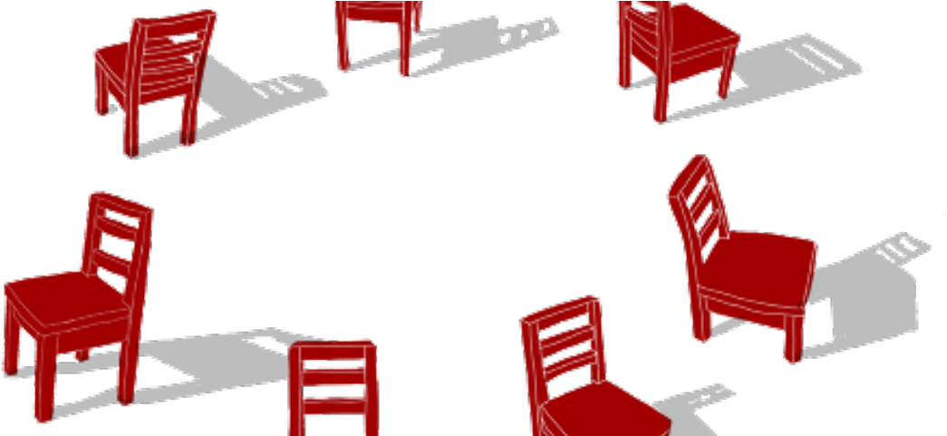 Prosecutor Of The Prisoners Dilemma - Musical Chair Clip Art (1600x480)