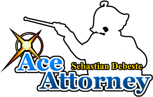 Ace Attorney Fan Logo By Minuanogs - Sebastian Debeste Ace Attorney (500x325)
